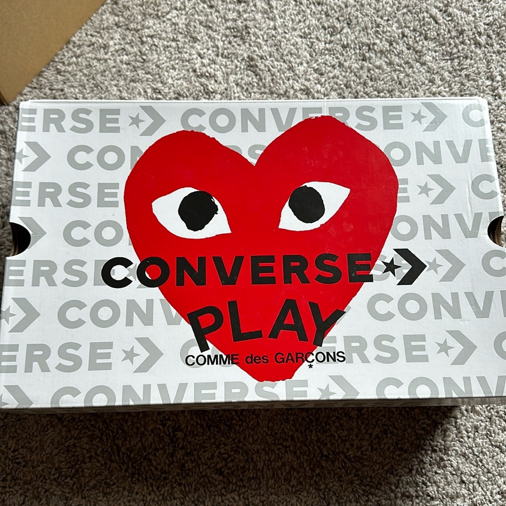 CDG Grey Converse size 10.5 Men’s